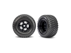 Traxxas kolo, disk Sand Car černý, pneu Gravix (zadní) (pár)