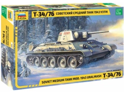 Zvezda T-34/76 mod. 1943 Uralmash (1:35)