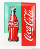 Edicola Príslušenstvo 3d kovová doska - Coca-cola fľaša limitovaná 1:1 červená zelená biela