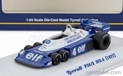 Kyosho Tyrrell F1  P34/2 Elf 6 Wheeler N 4 Season 1977 Patrick Depailler 1:64 Modrá Bílá