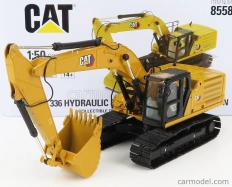 Dm-models Caterpillar Cat336 Escavatore Cingolato - traktor hydraulický škrabák - nová generácia 1:50 žltá čierna