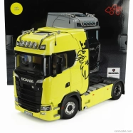 Nzg Scania S730 V8 ťahač 2-assi s logom Vabis 2017 1:18 žltá