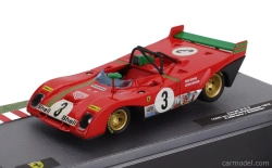 Edicola Ferrari 312pb N 3 Víťaz 1000km Spa Francorchamps 1972 Brian Redman - Arturo Merzario 1:43 Červená zelená