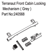 HBP240568 - Terranaut Front Cabin Locking Mechanism ( Grey )