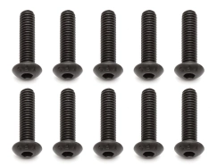 Imbusové skrutky so šošovkovitou hlavou M4x16 mm FHCS, 10 ks
