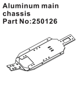 HBP250126 - Aluminum Main Chassis Plate