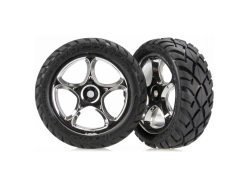 Traxxas koleso 2.2", disk Tracer strieborný, pneu Anaconda (2) (predné)