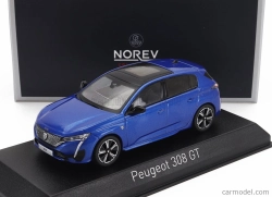 Norev Peugeot 308 Gt 2021 1:43 Vertigo Blue