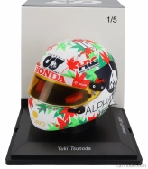 Spark-model Arai helmet F1  Casco Helmet Alpha Tauri At04 Team Alpha Tauri N 22 Monza Italy Gp 2023 Yuki Tsunoda 1:5 Bílá Zelená Červená