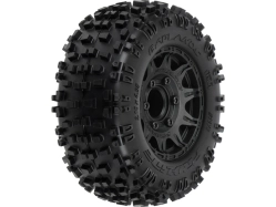 Kolesá Pro-Line 2,8", pneumatiky Badlands, čierny disk Raid H12 (2)