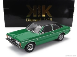 Kk-scale Ford england Taunus Gxl s vinylovou strechou 1971 1:18 zelená matná čierna