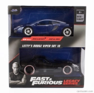Jada Dodge Set 2x Letty's Viper Srt-10 Coupe + Mclaren Mp4 12c - Fast & Furious 1:32 Black Blue