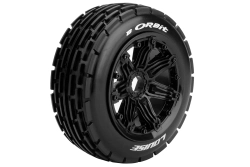 B-ORBIT SPORT 1/5 Baja přední 24mm hex, černé disky, 2 ks