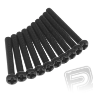 Skrutka s guľatou hlavou 3x28mm (10 ks.)