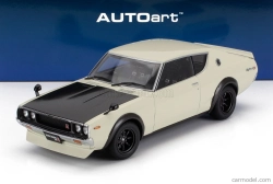 Autoart Nissan Skyline 2000 Gt-r (kpgc110) Tuned Version Coupe 1973 1:18 Bílá Černá