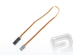 4604 S predlžovací kábel 30cm JR plochý silný, pozlátené kontakty