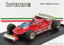 Brumm Ferrari F1 312t5 N 2 Monaco Gp 1980 Gilles Villeneuve 1:43 červená