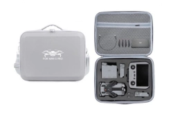 DJI Mini 5 Pro - Sivé PU puzdro na rameno pre DJI Mini 5 Pro (DJI RC 2 / RC-N3)