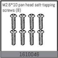 M2.6*10 pan head selt-tapping screws (8)