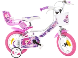 DINO Bikes - Dětské kolo 12" Fairy bílé