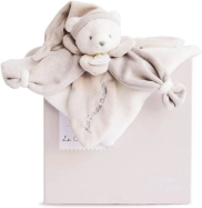 Doudou Darčeková sada – plyšový maznáčik béžový medvedík 24 cm – poškodený obal