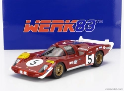 Werk83 Ferrari 512s 5.0l V12 Team Sefac Spa Ferrari N 5 24h Le Mans 1970 Jacky Ickx - Peter Schetty 1:18 Red
