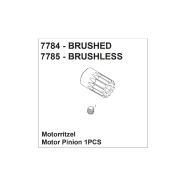 Pastorek motoru brushed DF models 7784