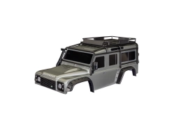 Traxxas karosérie TRX-4 Land Rover Defender stříbrná (bezsponková)