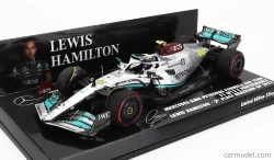 Minichamps Mercedes gp F1 W13e Team Mercedes-amg Petronas F1 N 44 2nd Brazilian Gp 2022 Lewis Hamilton 1:43 Silver Green