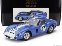 Ferrari 250 Gto 3.0l V12 Team N.a.r.t. North American Racing N 17 24h Le Mans 1962 Bob Grossman - Glenn Roberts "fireball" 1:12 Blue White