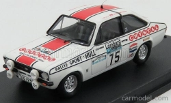 Trofeu Ford england Escort Mkii N 75 Rac Rally 1977 M.jackson - S.howard 1:43 Biela červená