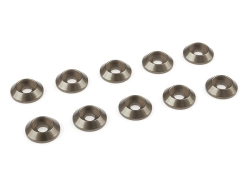 Podložka pod polguľatú hlavu M3/10mm hliníková kovová (10)