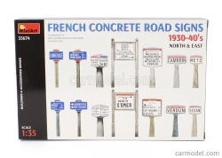 Miniart Accessories Segnali Stradali - French Concrete Road Signs 1930-40 1:35 /