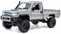 RC auto Land Cruiser Toyota PRO, strieborná + náhradná batéria