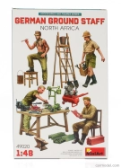 Miniart Figures German Ground Staff North Africa 1:48 /