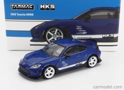 Tarmac Toyota Gr86 Hks 2022 1:64 Modrá