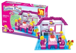 Ausini 24402 Narodeninový domček - kocky identickej veľkosti ako Lego