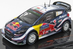 Ixo-models Ford england Fiesta Wrc Red Bull N 2 Rally Finland 2018 E.evans - D.barritt 1:43 Modrá Biela Žltá Červená