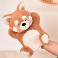 Doudou Histoire d´Ours Plyšový maňásek Panda červená 24 cm