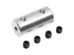 Spojka hriadeľov 2,3/2,0 mm, priem. 9 mm