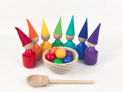 2Kids Toys Dúhové bábiky s loptičkami 7 farieb