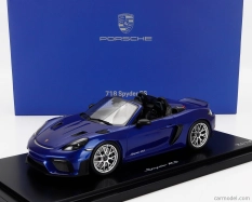 Spark-model Porsche 718 (982) Spider Rs 2024 - Con Vetrina - S vitrínou 1:18 modrá