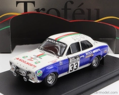 Trofeu Ford england Escort Mki (nočná verzia) N 33 Rally Rac Lombard 1973 V.preston Jr. - P.white 1:43 White Blue