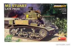 Miniart Tank M3 Stuart - Military - Wwii 1945 1:35 /