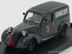 Brumm Fiat 500c Furgone Van Veicolo Commerciale Publicitaire Singer Agenzia Catanzaro 1950 1:43 Grey