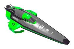 RC loď E1 RaceBird Lite RC Hydrofoil Boat 2,4 GHz RTR, zelená