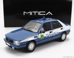 Mitica-diecast Fiat Croma Cht Polizia 1987 Police 1:18 Světle Modrá Bílá
