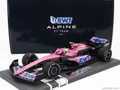 Minichamps Alpine F1  A523 Team Bwt Alpine N 10 Season 2023 Pierre Gasly 1:18 Modrá Růžová