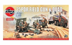 Airfix Quad a 25-librový poľný kanón (1 : 76) (Vintage)