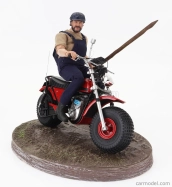 Clc-models Motozodiaco Tuareg 1972 With Bud Spencer Action Figure - From Movie - Altrimenti Ci Arrabbiamo - Tv Series - - Motorcycle 1:12 Red